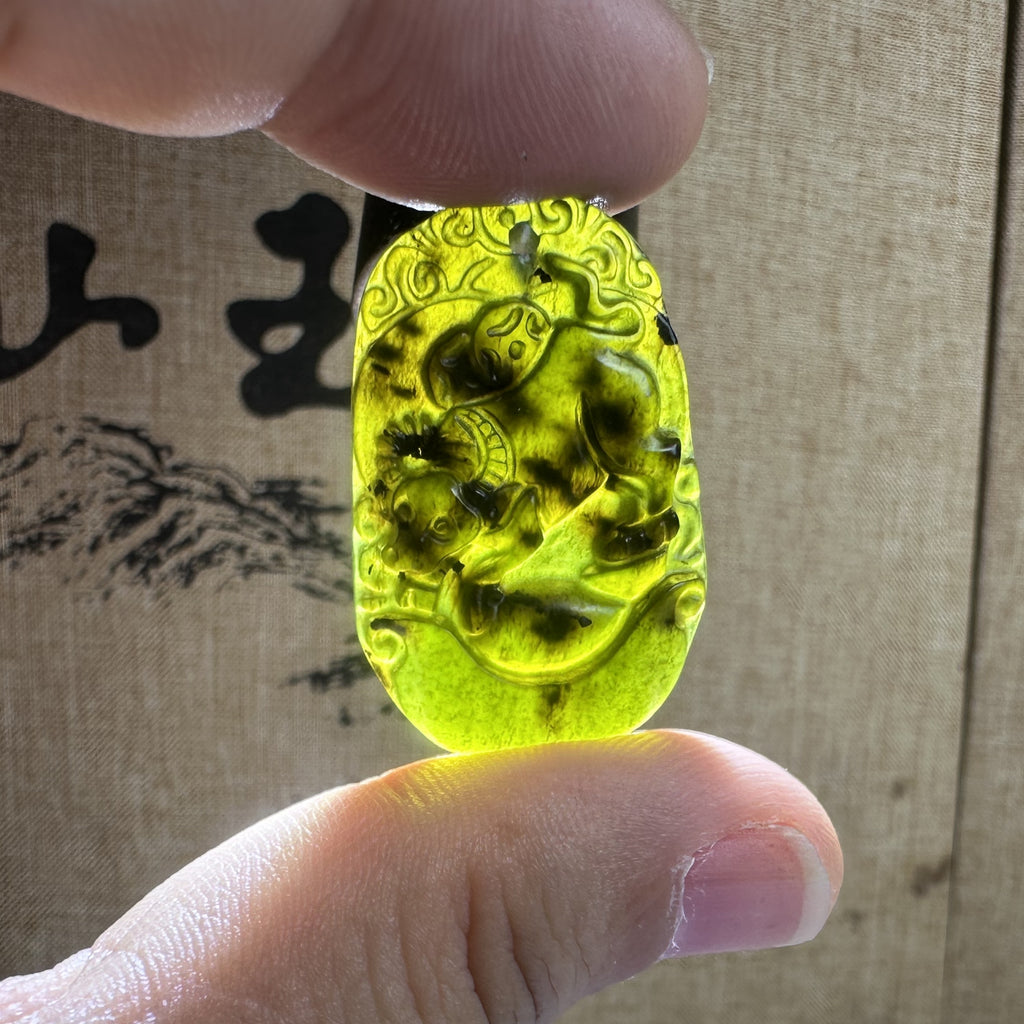 泰山碧玉·生肖牌