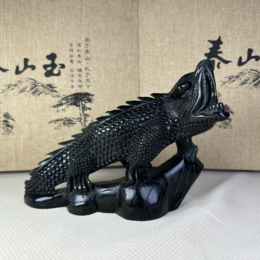 泰山碧玉·蜥蜴