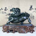Green Jade---The mythical creature Qilin