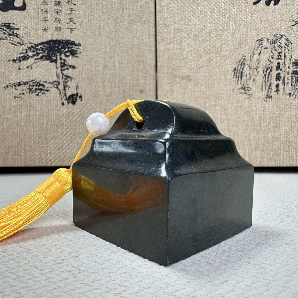 泰山墨玉·玉印