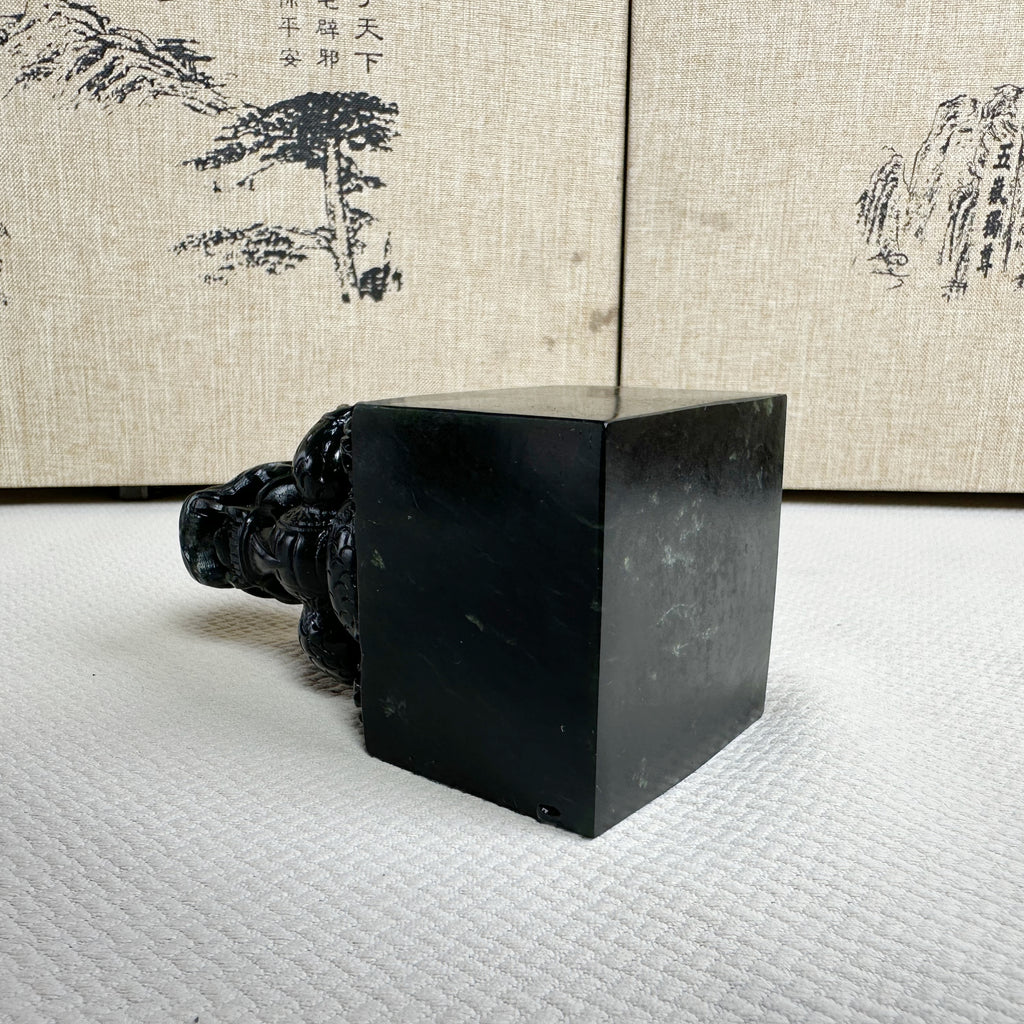 泰山碧玉·麒麟玉印