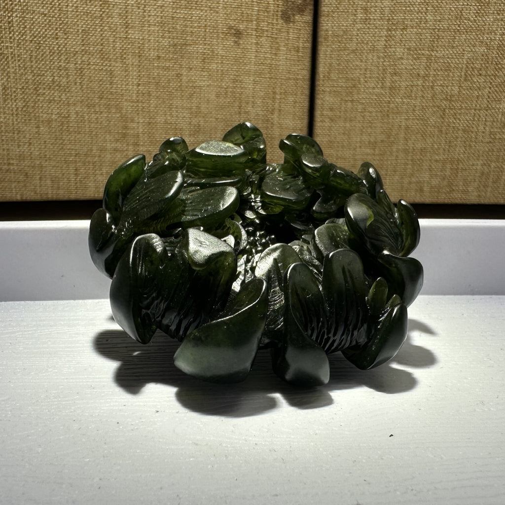 泰山碧玉·富贵莲配饰