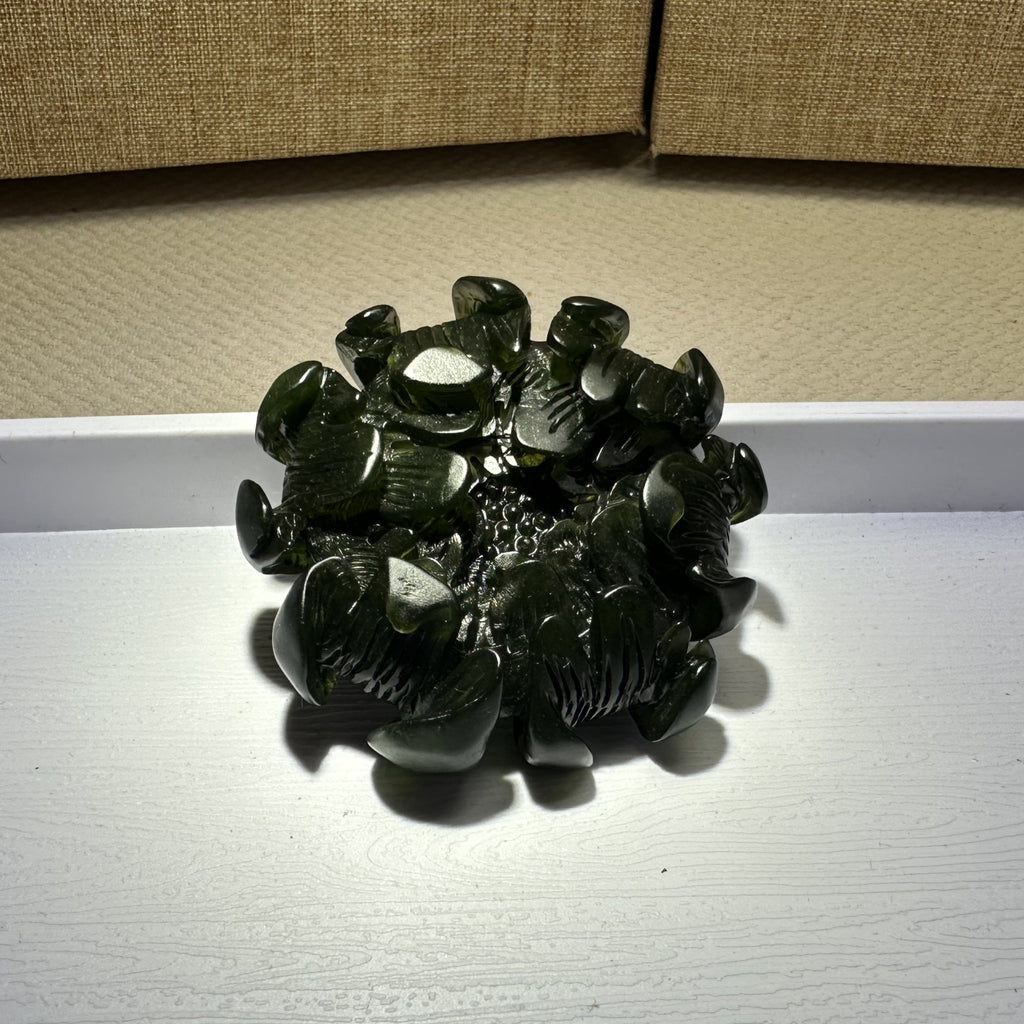 泰山碧玉·富贵莲配饰