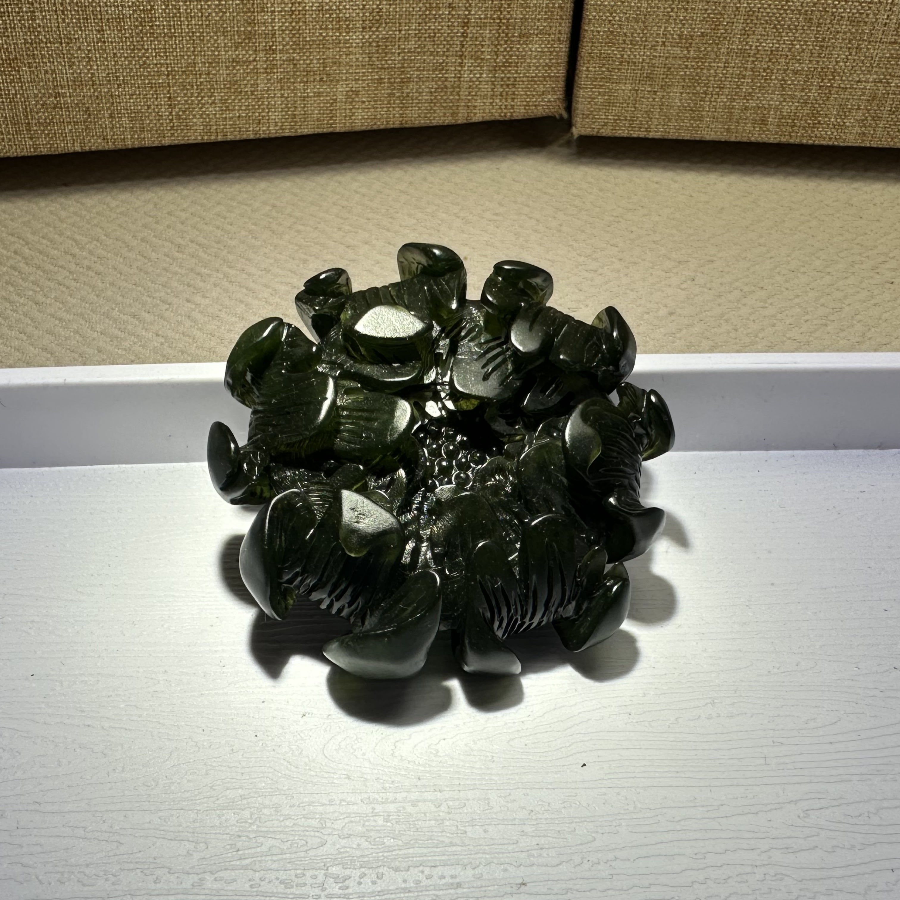 泰山碧玉·富贵莲配饰