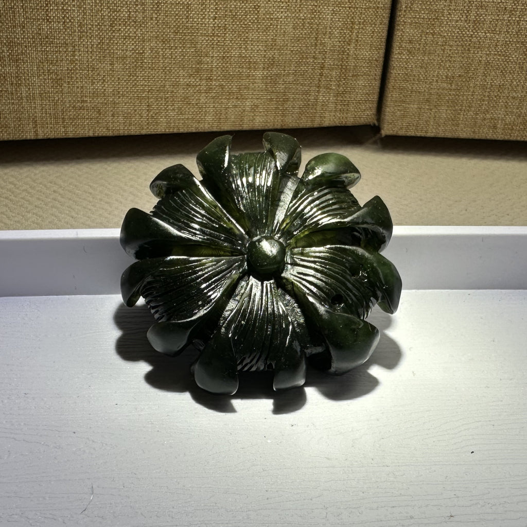 泰山碧玉·富贵莲配饰