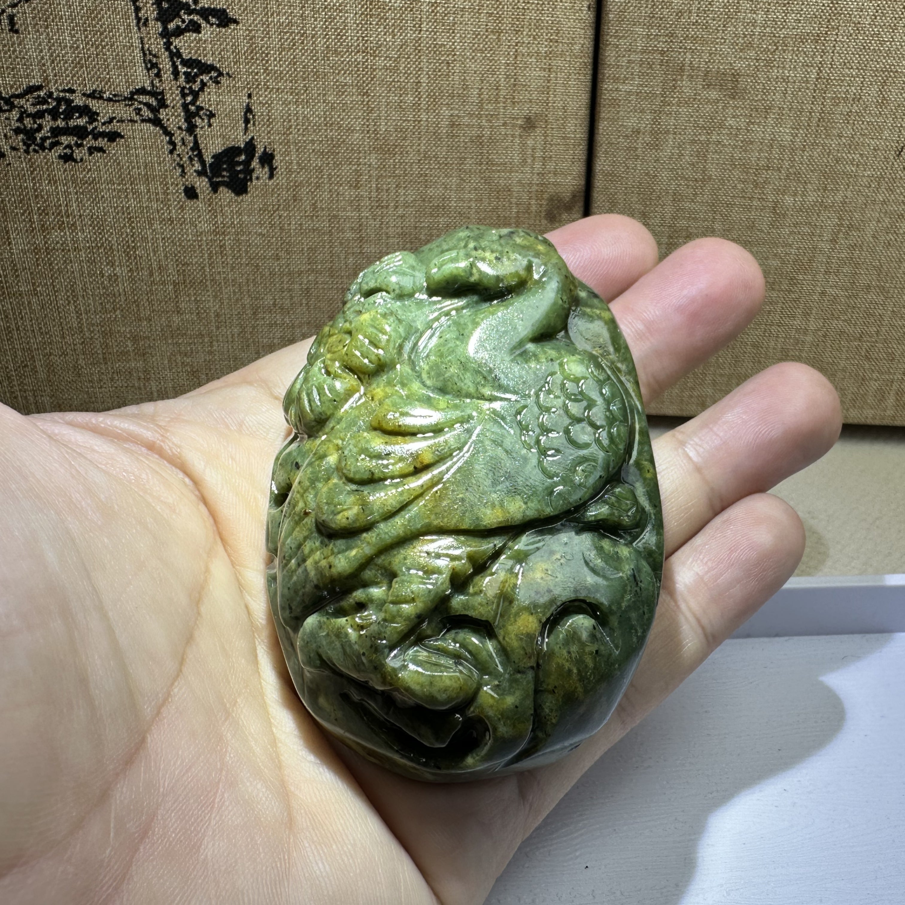 泰山碧玉·手把件