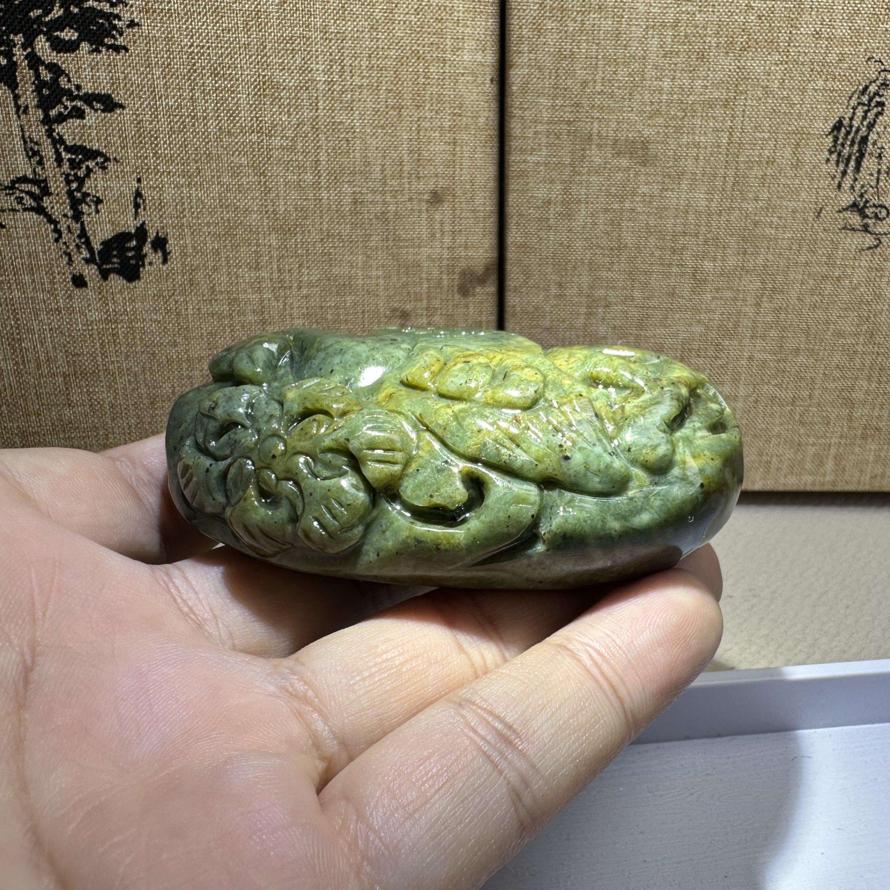 泰山碧玉·手把件