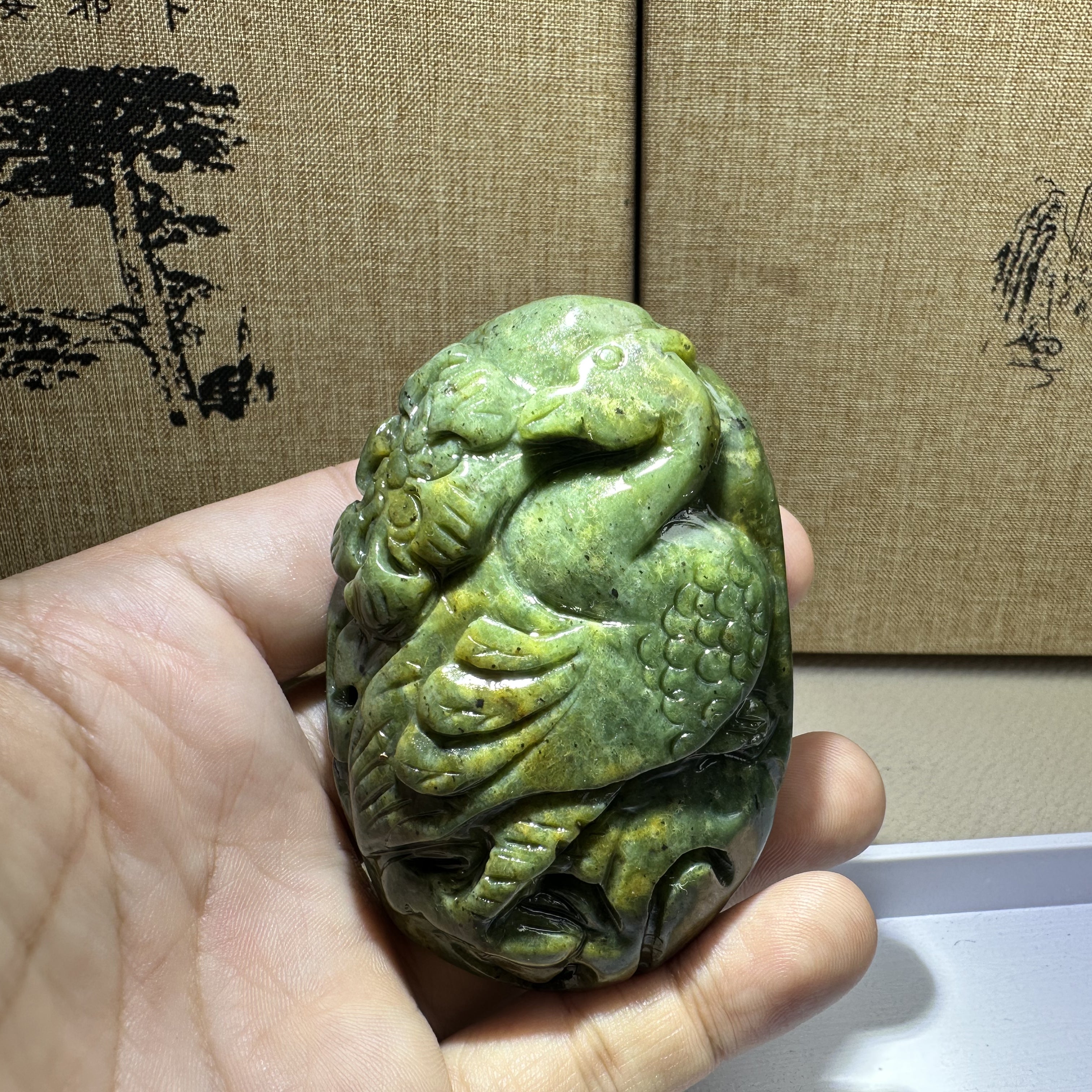 泰山碧玉·手把件