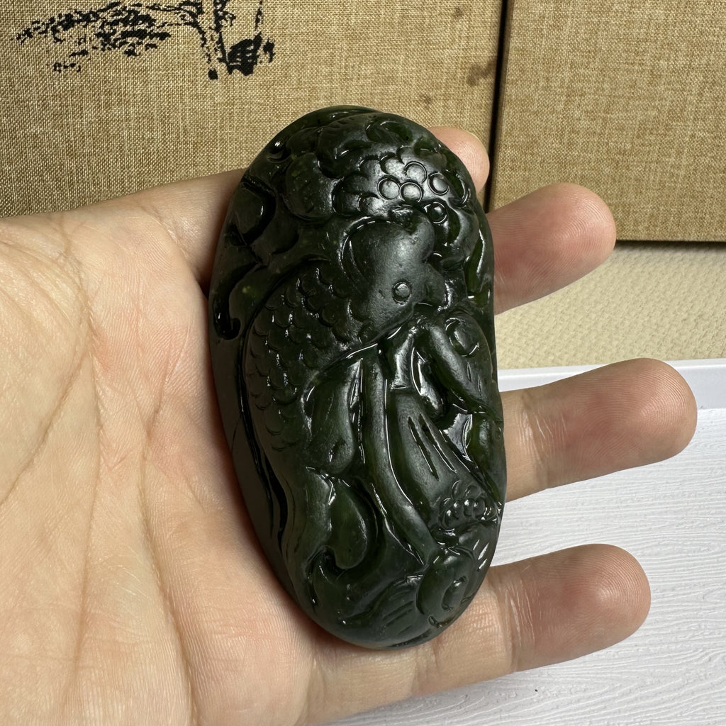 泰山碧玉·手把件