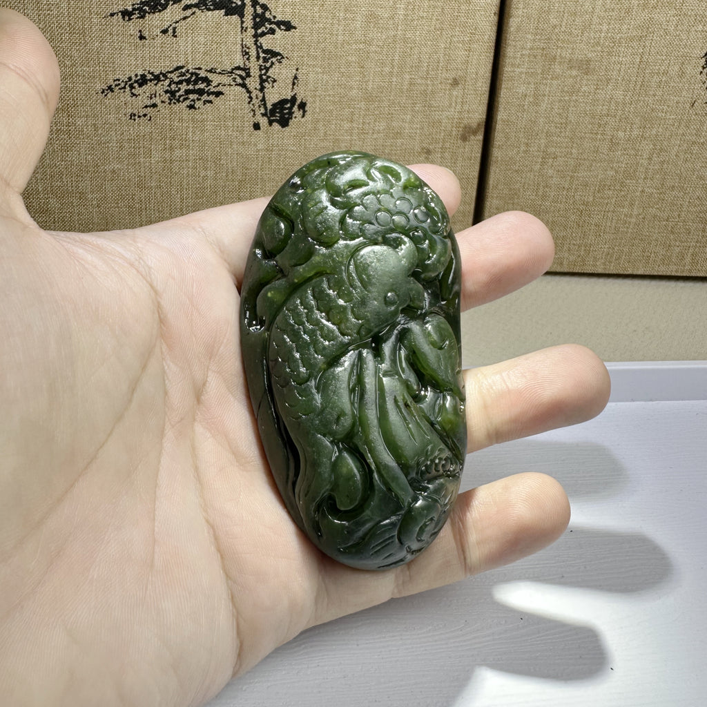 泰山碧玉·手把件