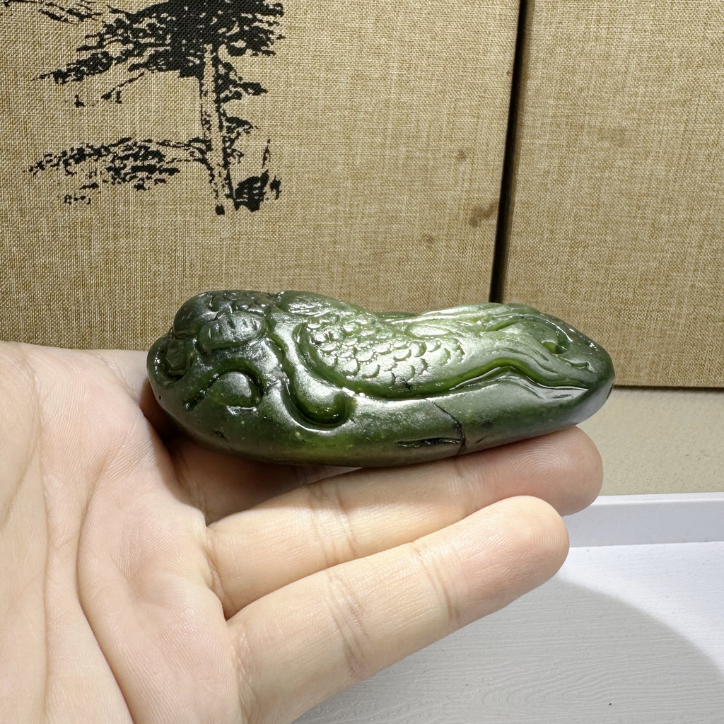 泰山碧玉·手把件