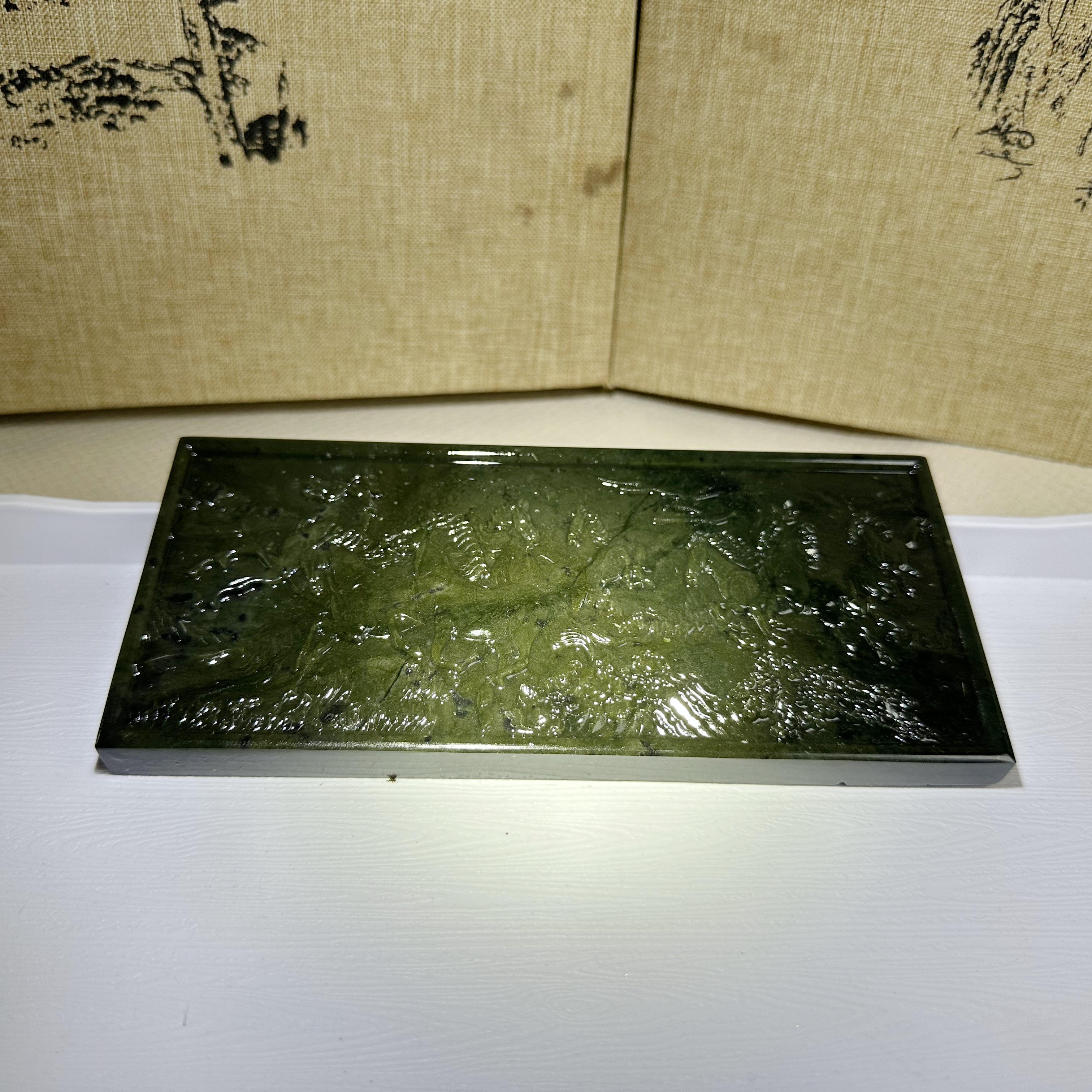 泰山碧玉·八骏图看盘