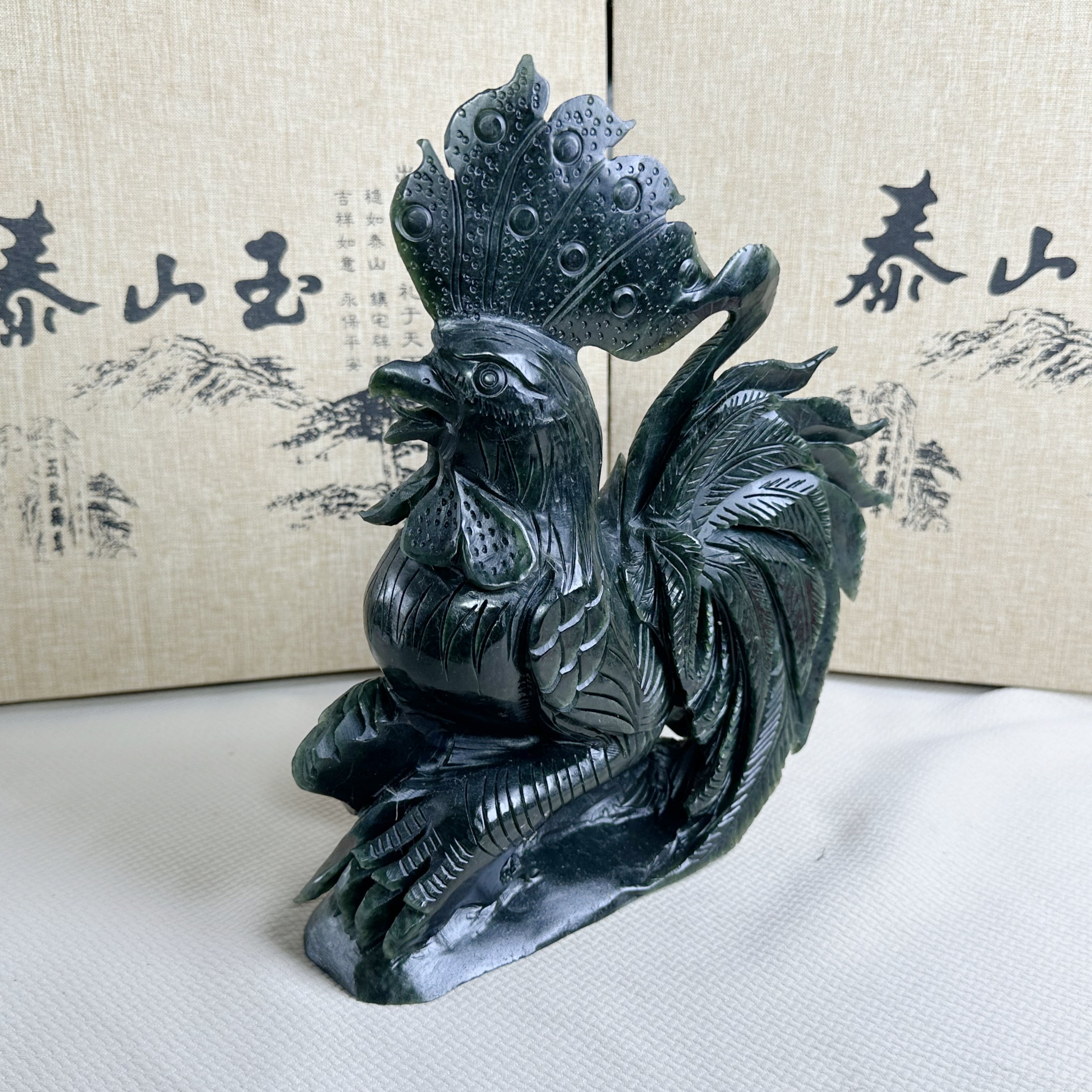 泰山碧玉·雄鸡