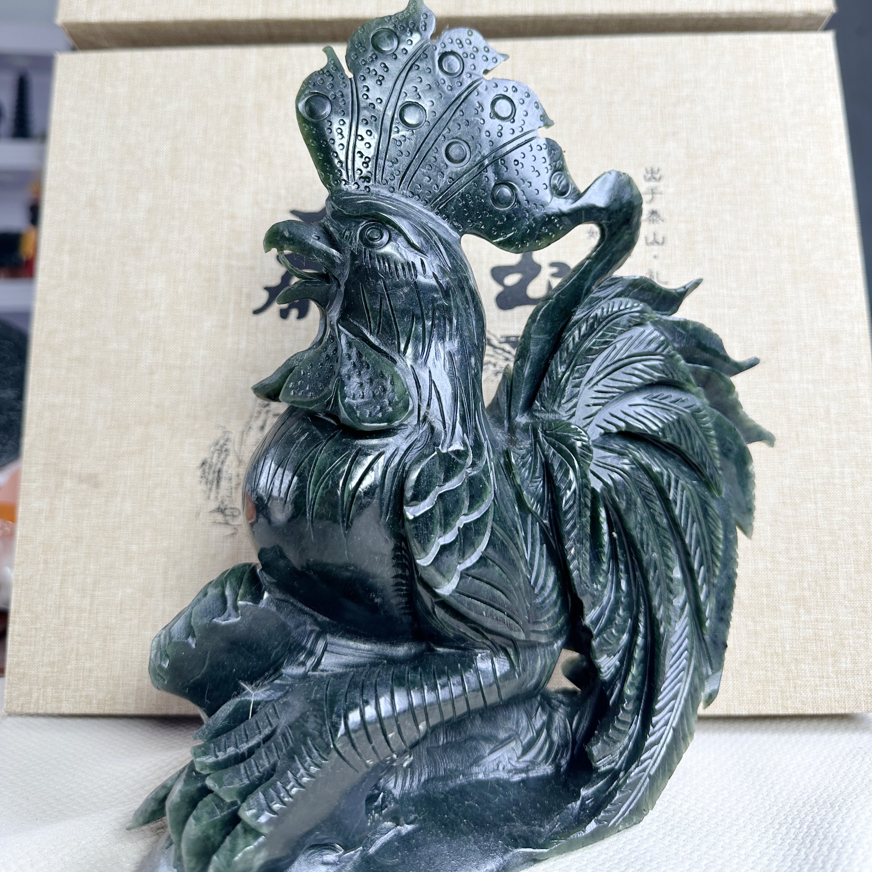 泰山碧玉·雄鸡