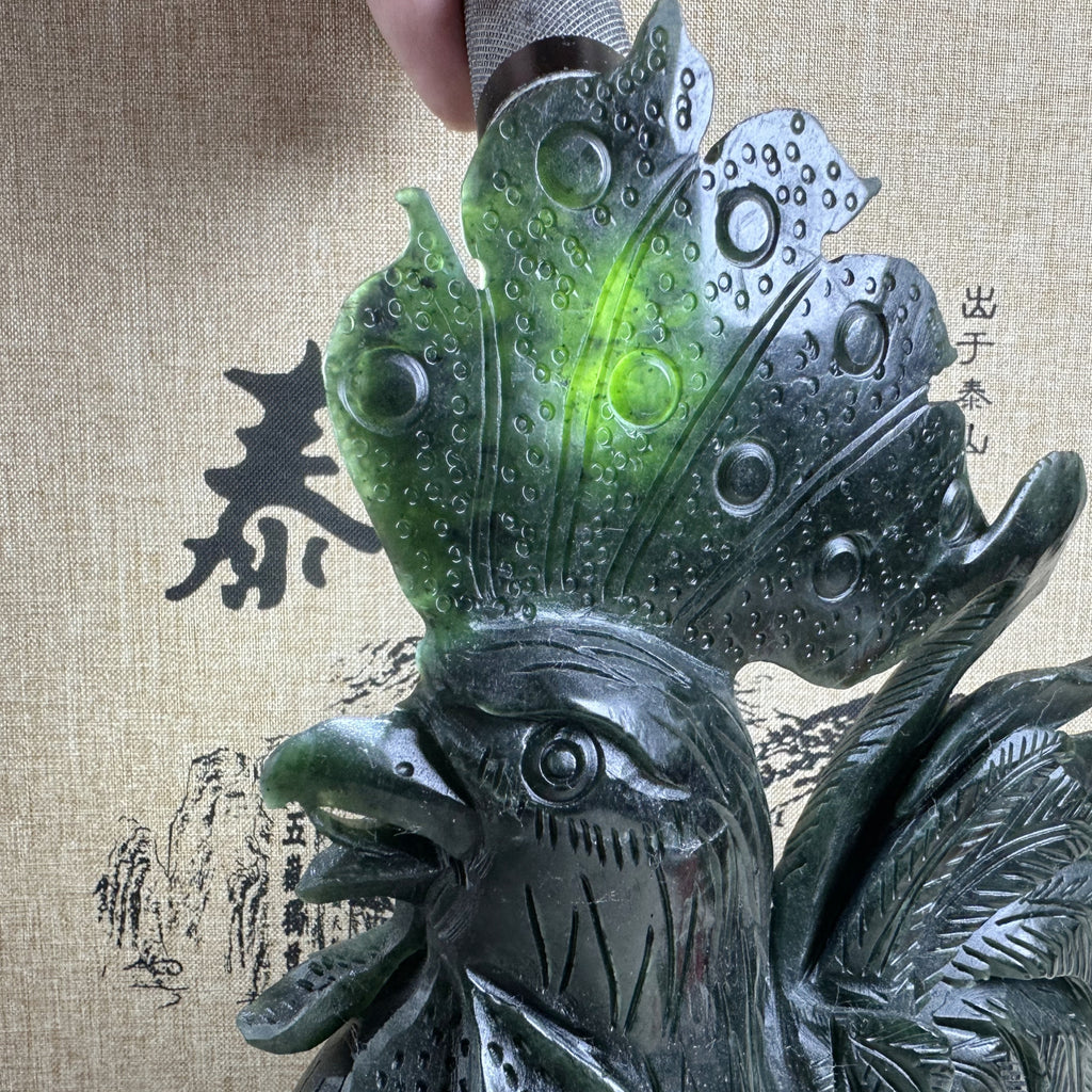 泰山碧玉·雄鸡