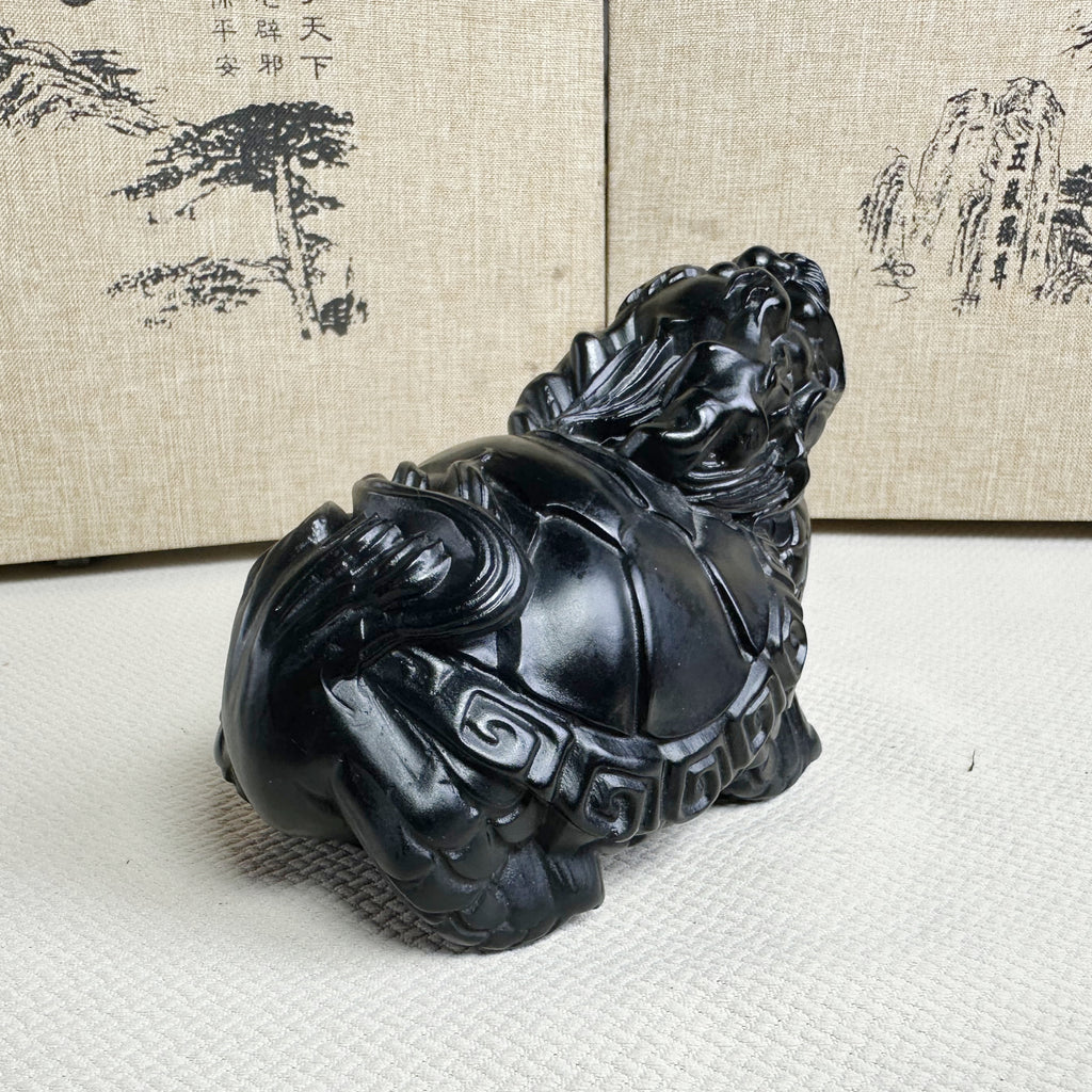 泰山墨玉·龙龟