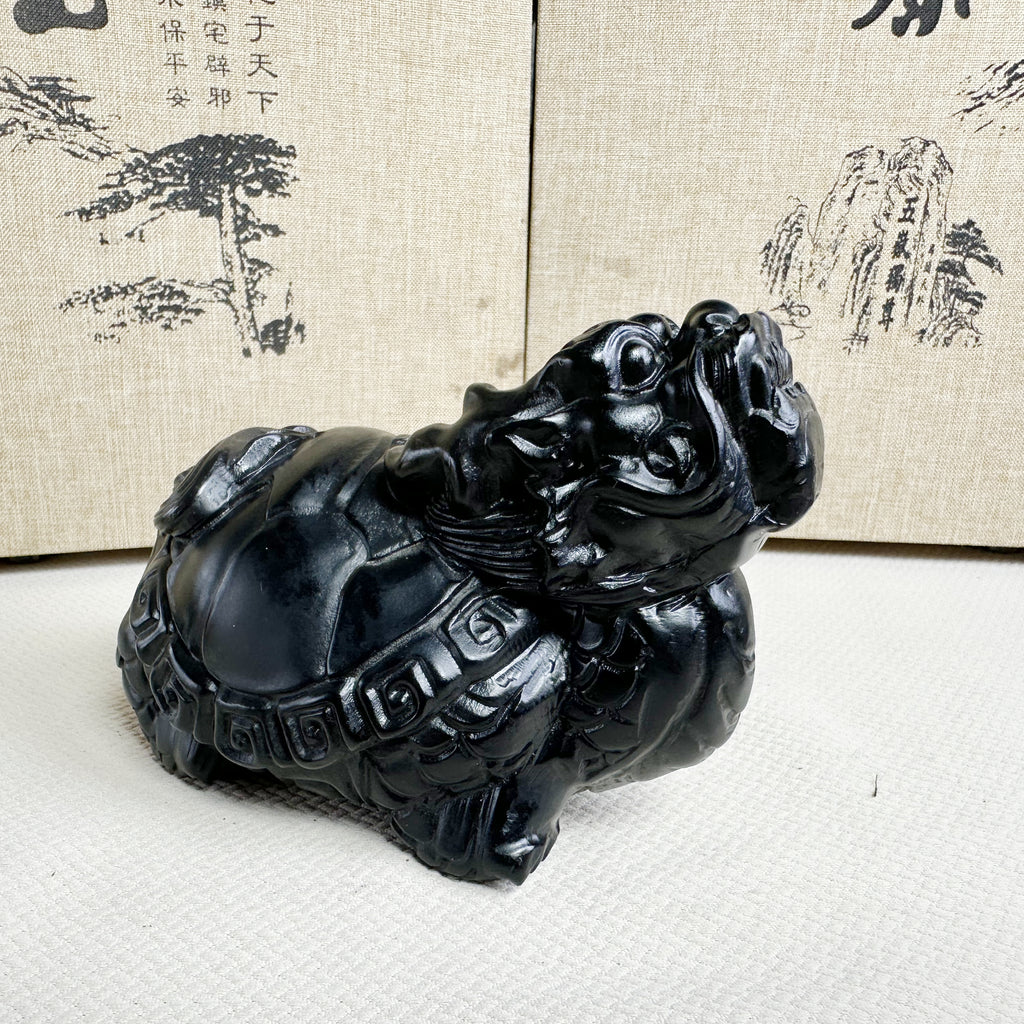 泰山墨玉·龙龟