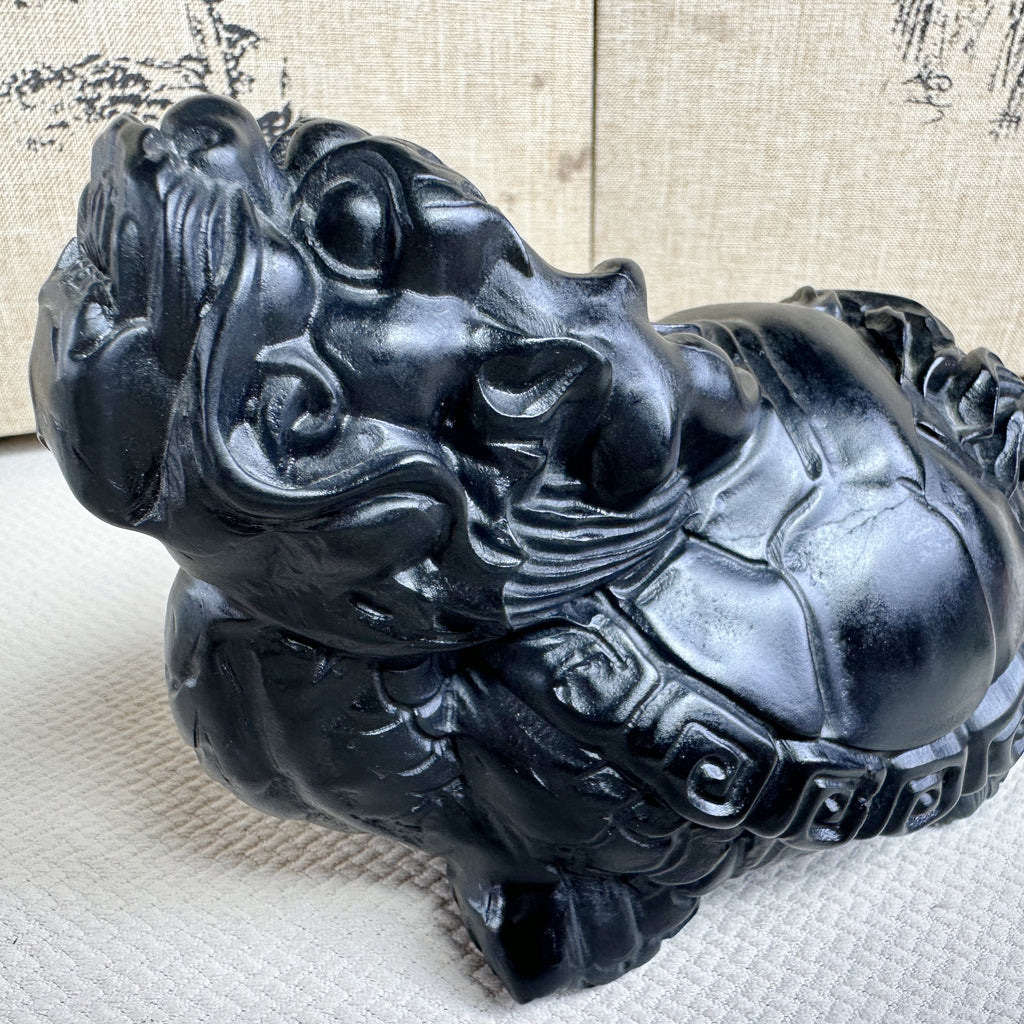 泰山墨玉·龙龟