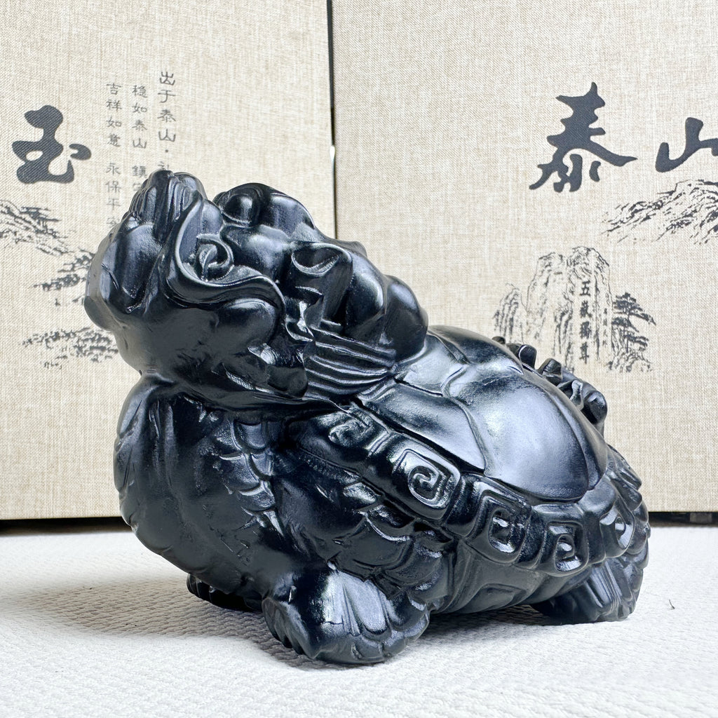 泰山墨玉·龙龟
