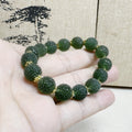 泰山碧玉·杨梅手串（+手绘符箓）