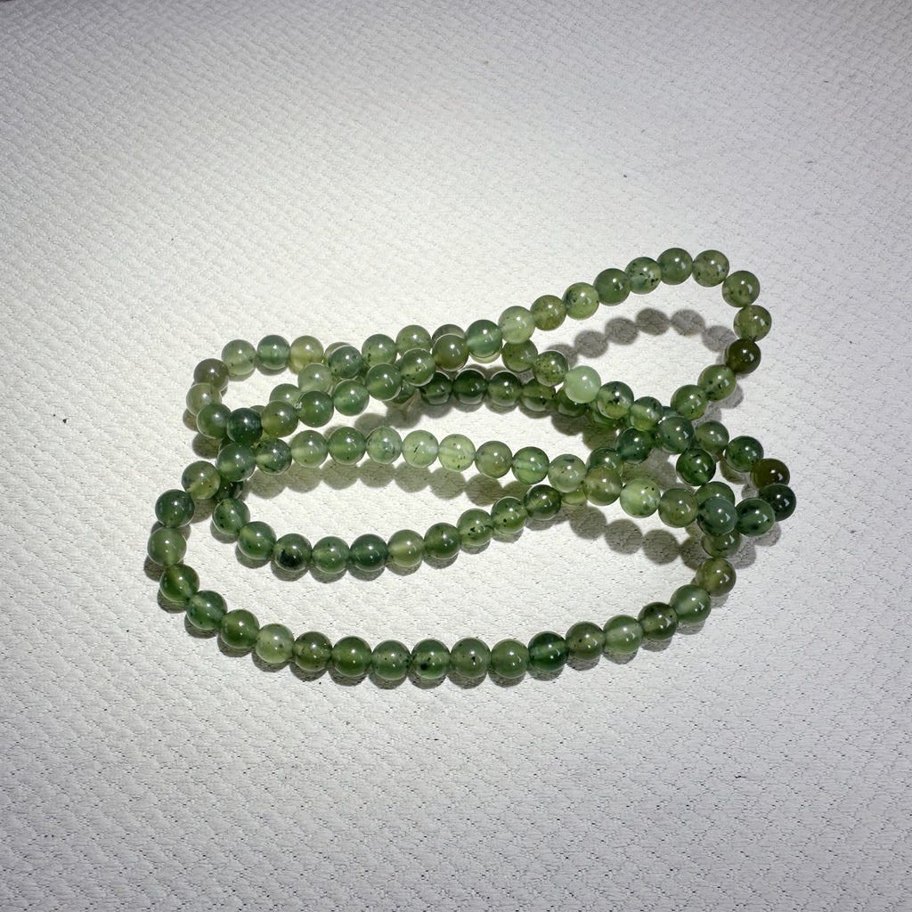 泰山碧玉·高透碧玉手串（小珠）