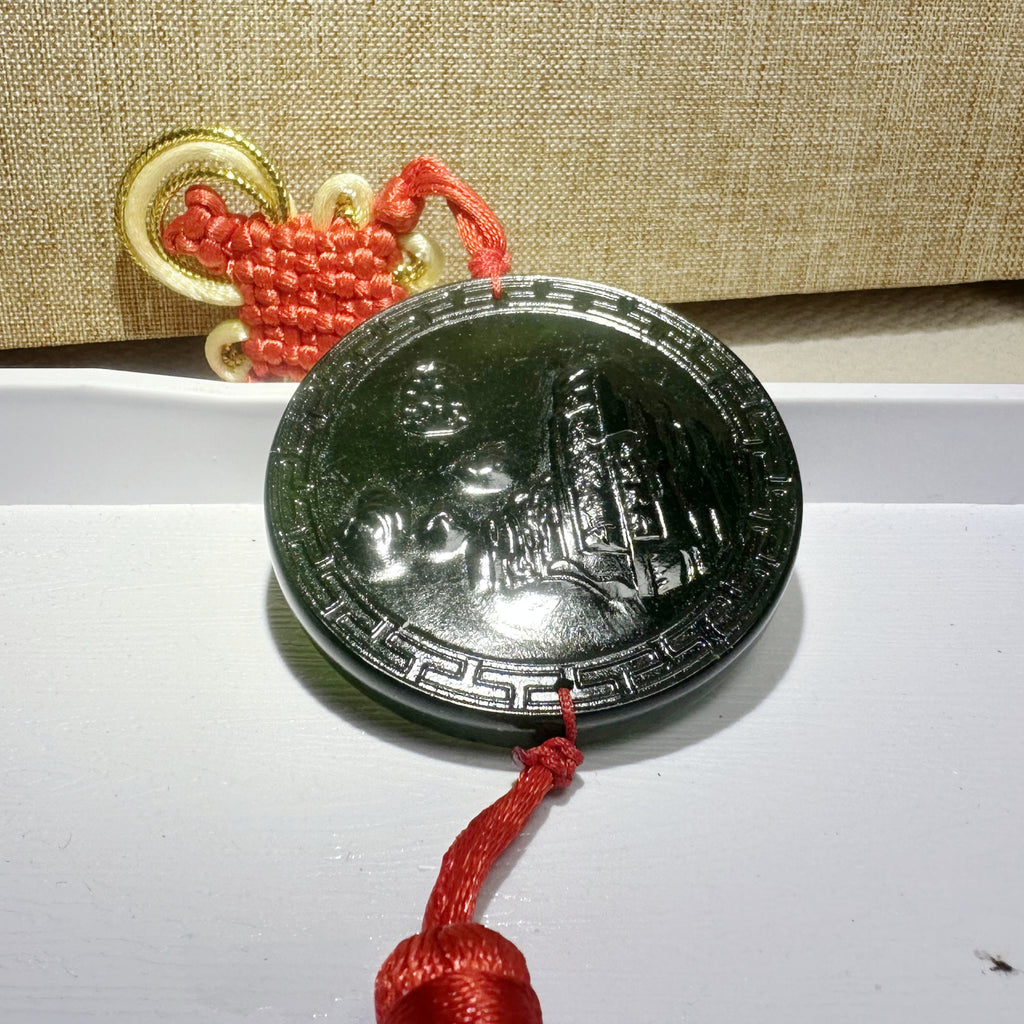 泰山碧玉·出入平安车饰