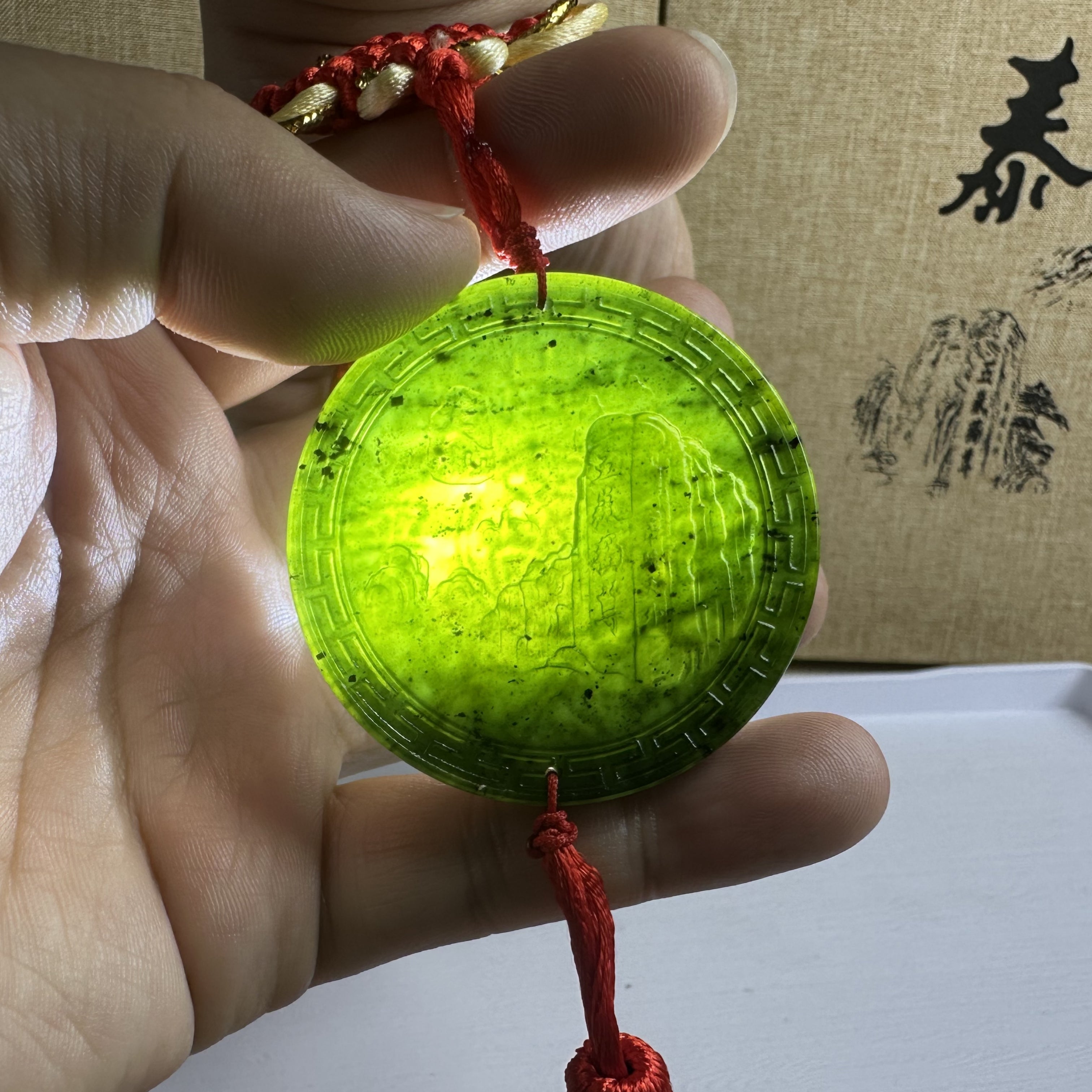 泰山碧玉·出入平安车饰