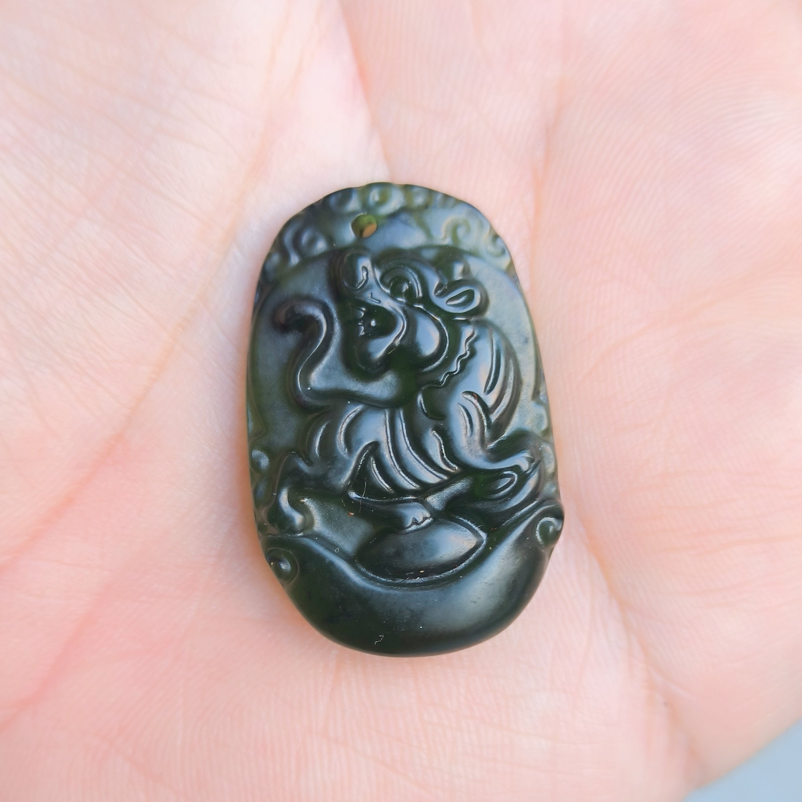 泰山碧玉·生肖牌（+手绘符箓）