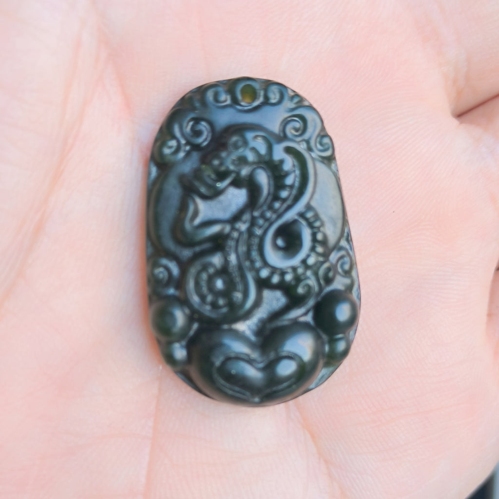 泰山碧玉·生肖牌（+手绘符箓）