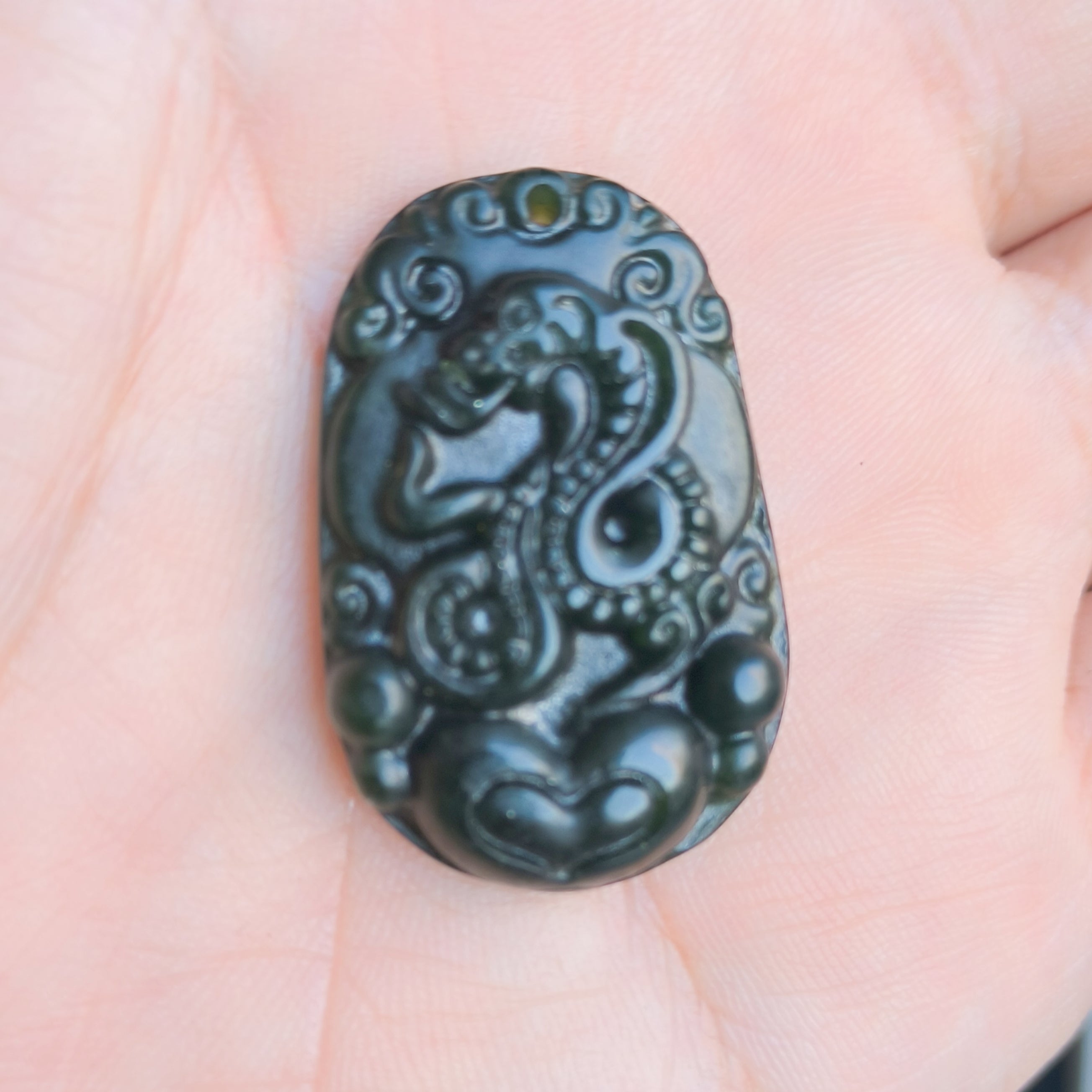 泰山碧玉·生肖牌（+手绘符箓）